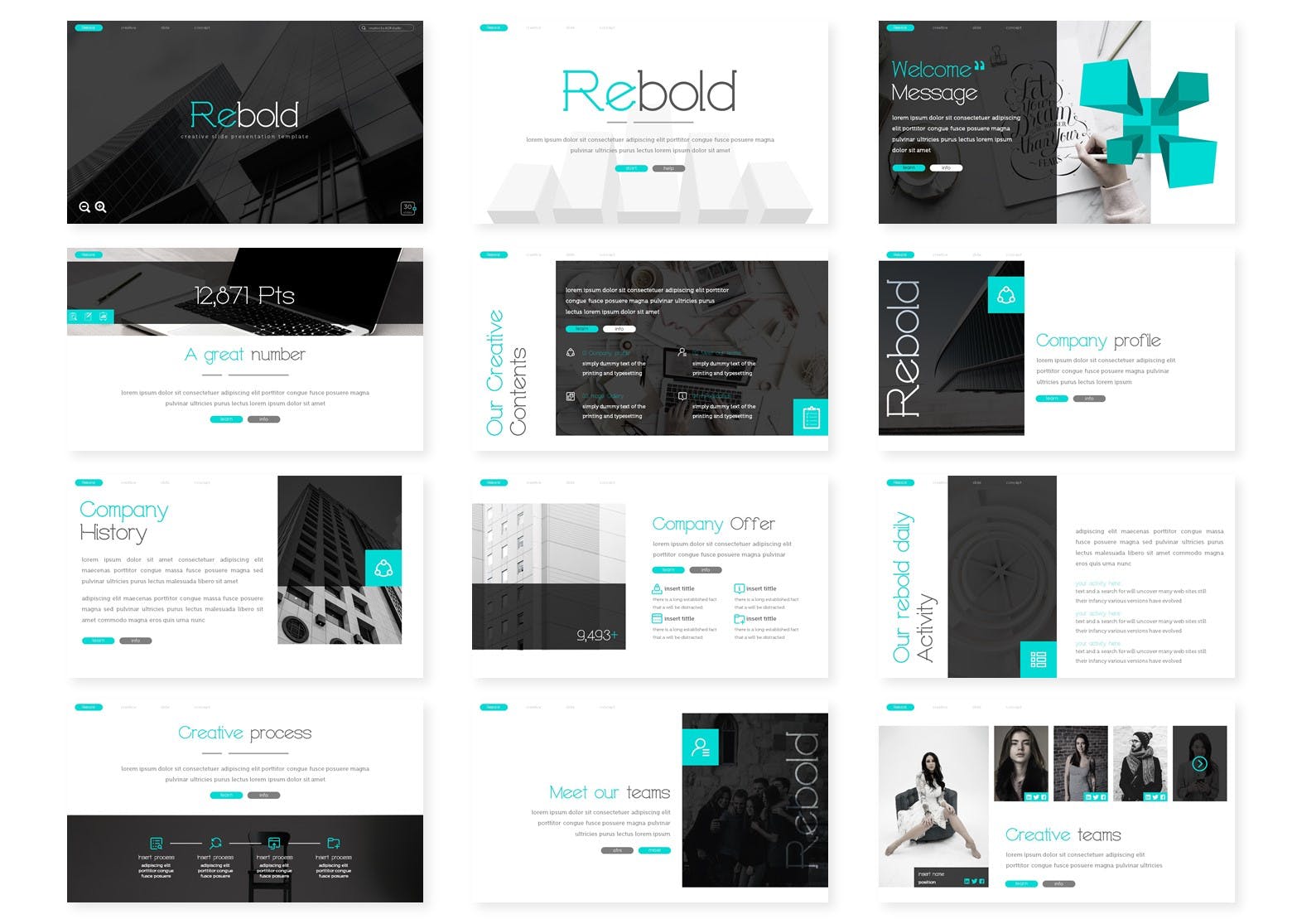 简约百搭多功能PPT模板下载[PPTX]