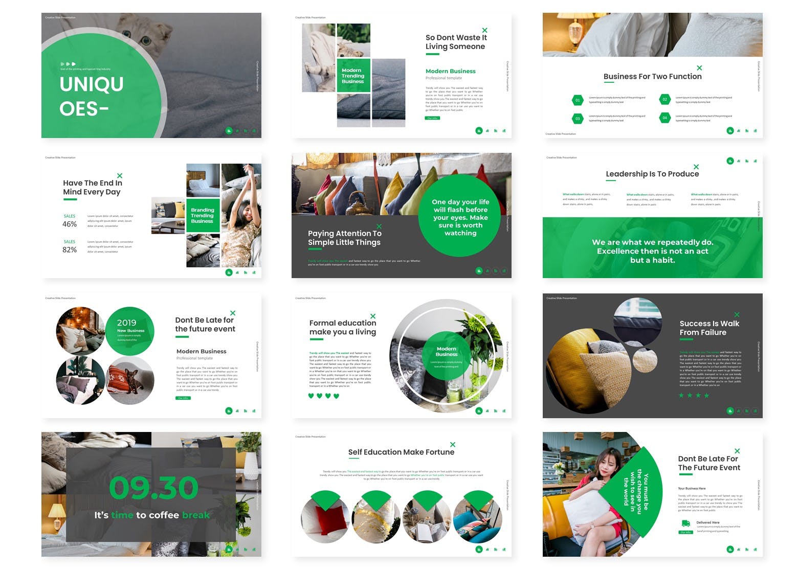 绿色大数据多功能商业计划书PPT模板下载[PPTX]