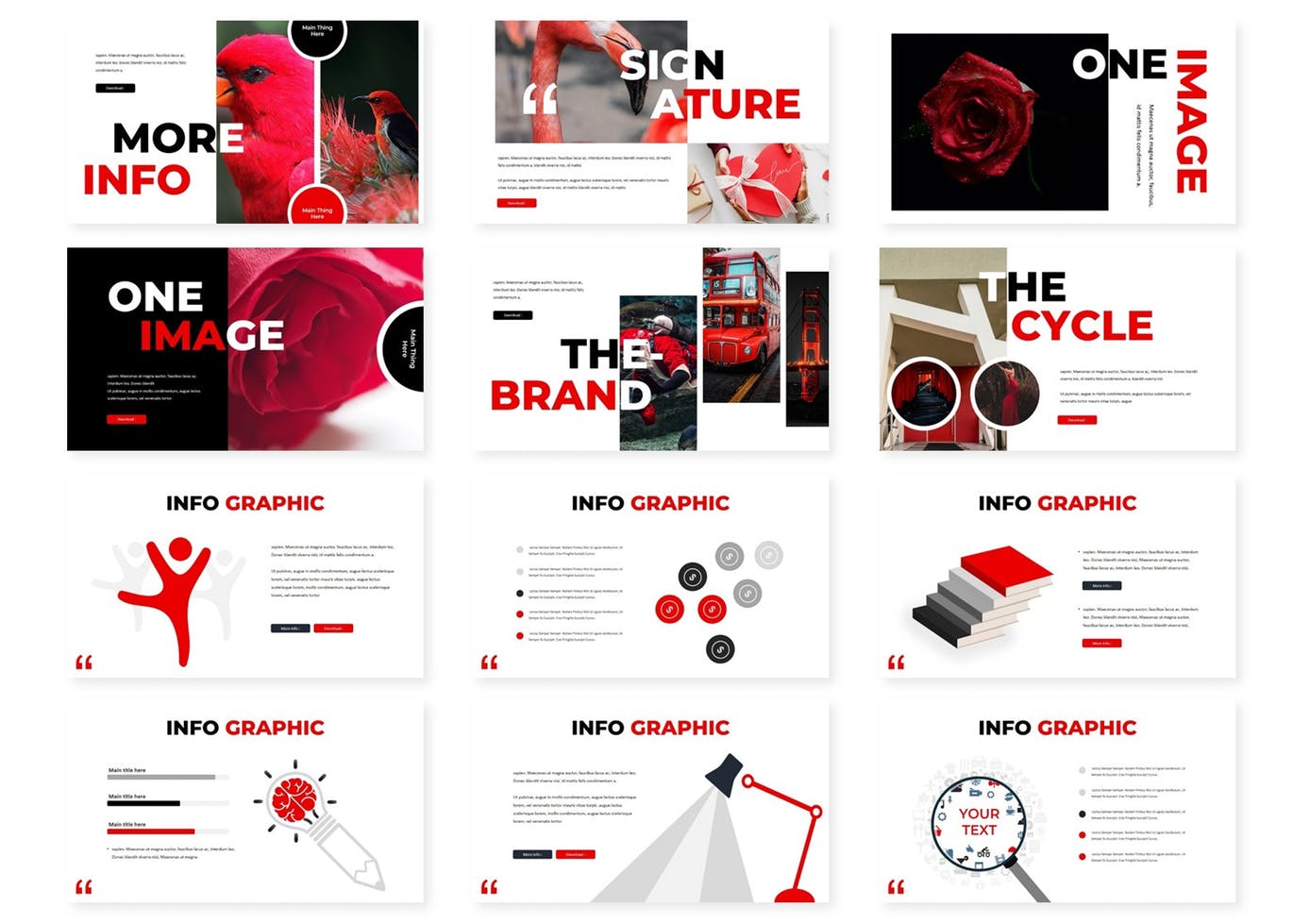 黑白灰对比配色的多用途powerpoint幻灯片演示模板（pptx）幻灯片模板下载ppt 模板精美ppt模板