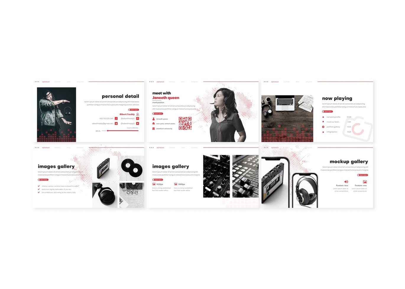 简约时尚得Google Slides谷歌幻灯片演示模板（pptx）