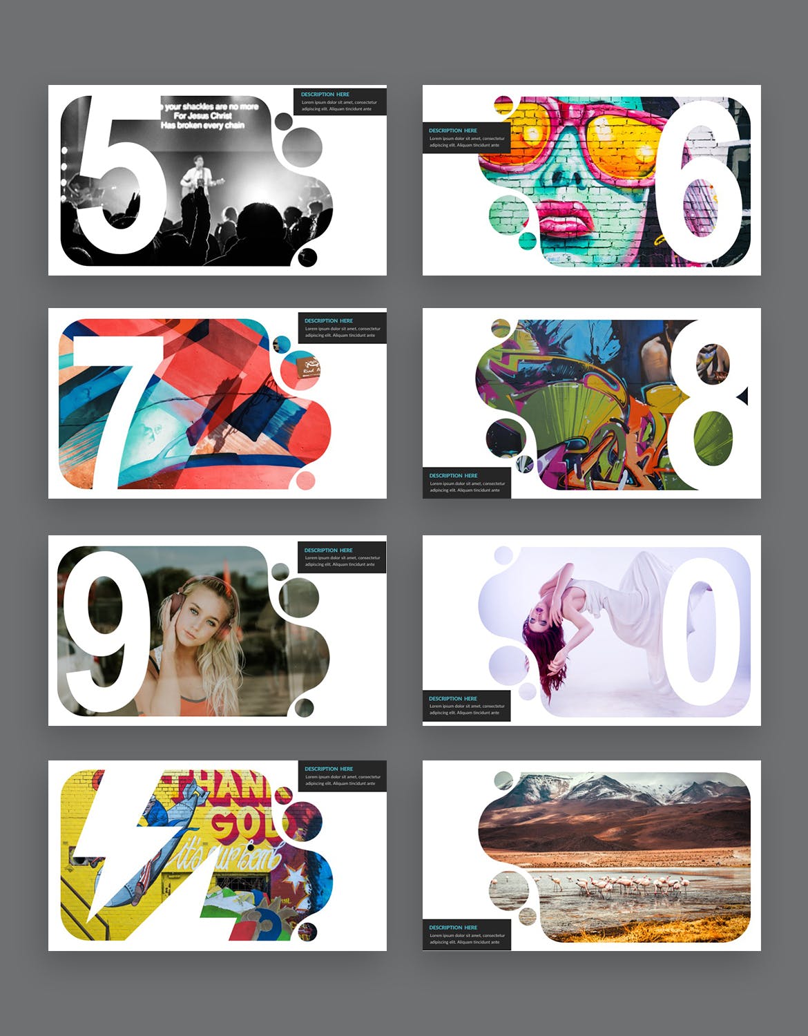 设计师插画师作品展示PPT模板 精美ppt模板 ppt简洁模板 下载ppt模板[PPTX]