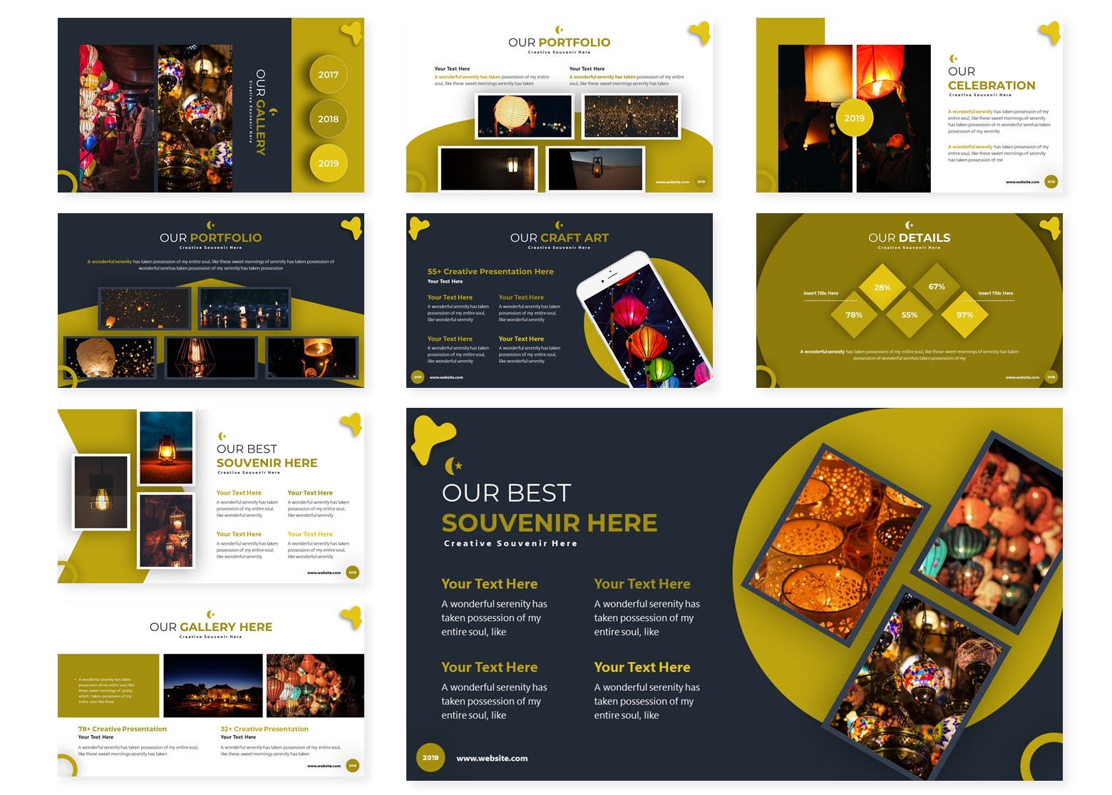 酷炫配色的经典ppt模板下载 [PPTX]