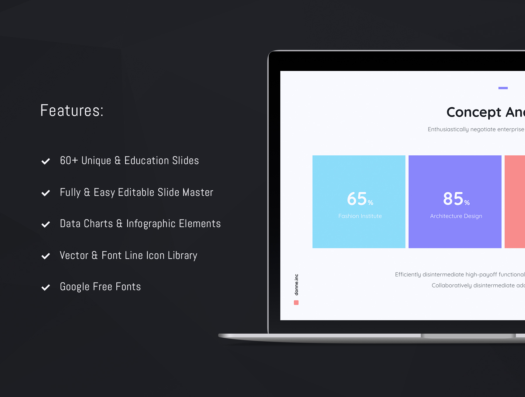 适合产品展示的高端的极简主义PPT+keynote模板下载[Key,PPTX]