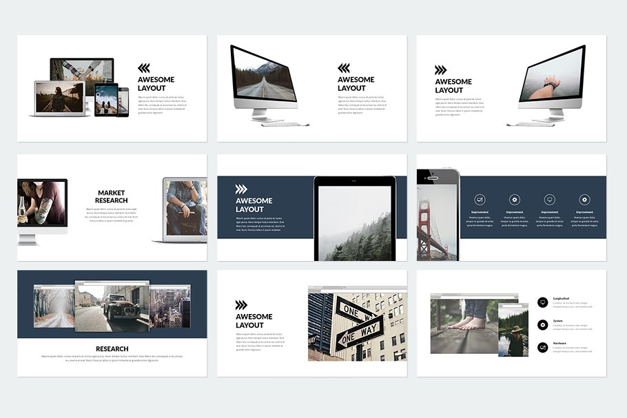 个性ppt素材模板 Trending Keynote