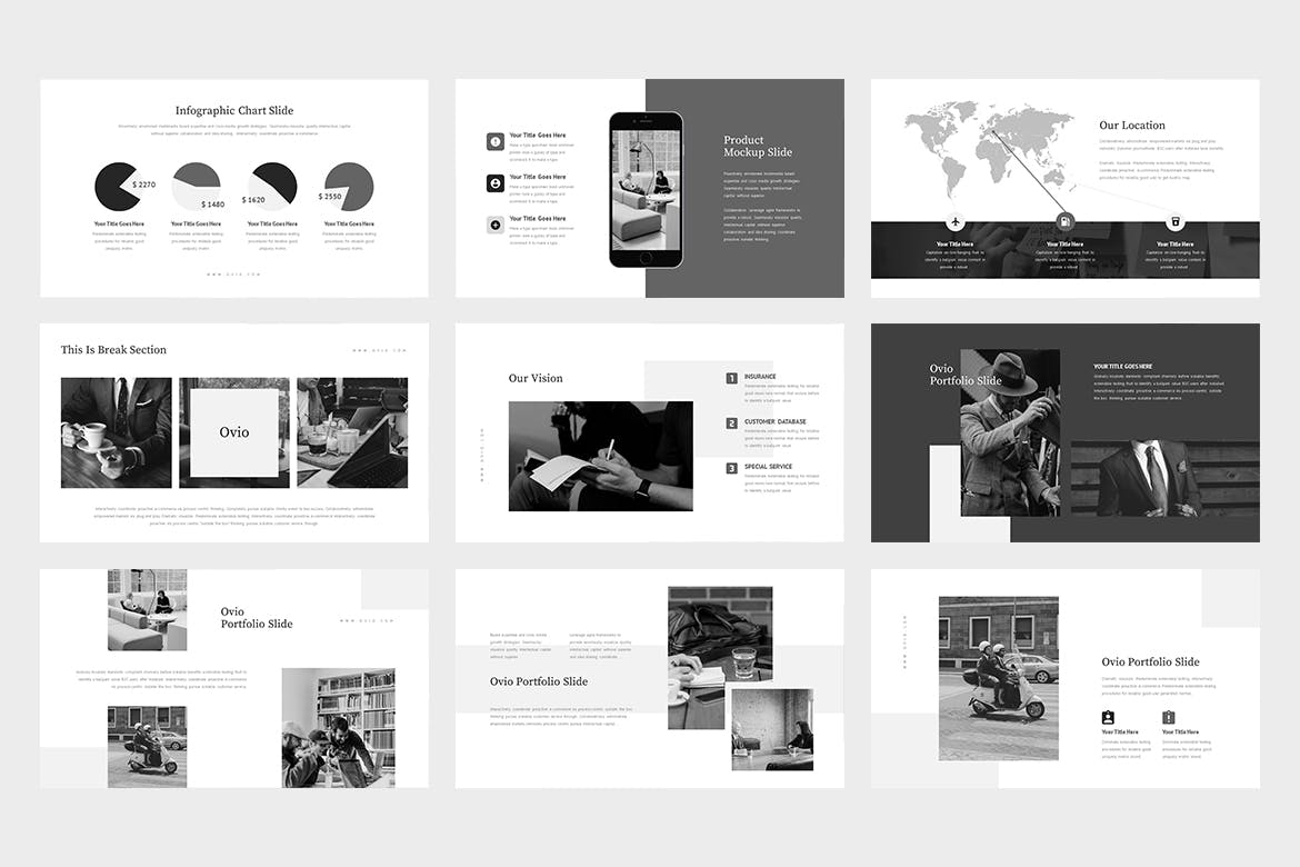 设计师必备的高端时尚的keynote模板下载 精美ppt模板 ppt简洁模板 下载ppt模板[key]