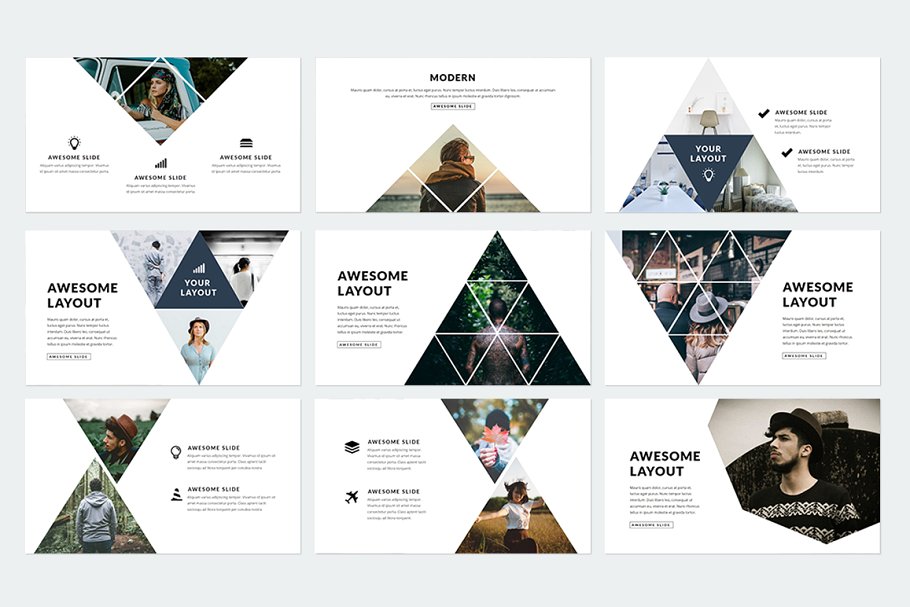 精美ppt模板下载 Prestige Keynote