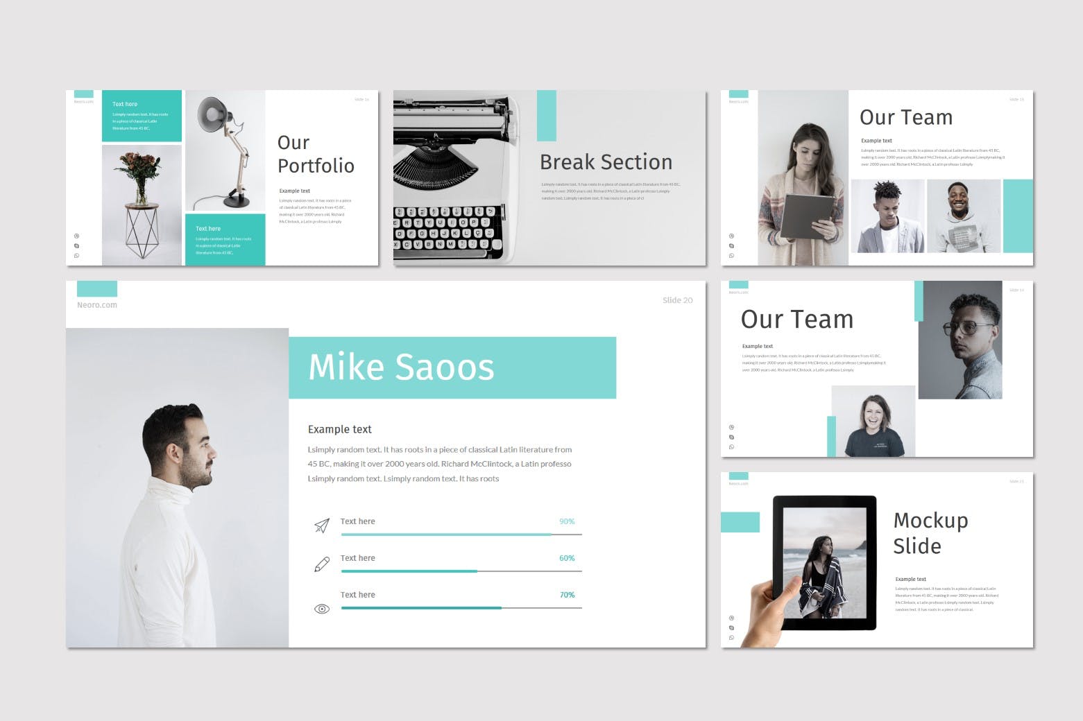 优秀的极简主义PPT模板下载[PPTX]