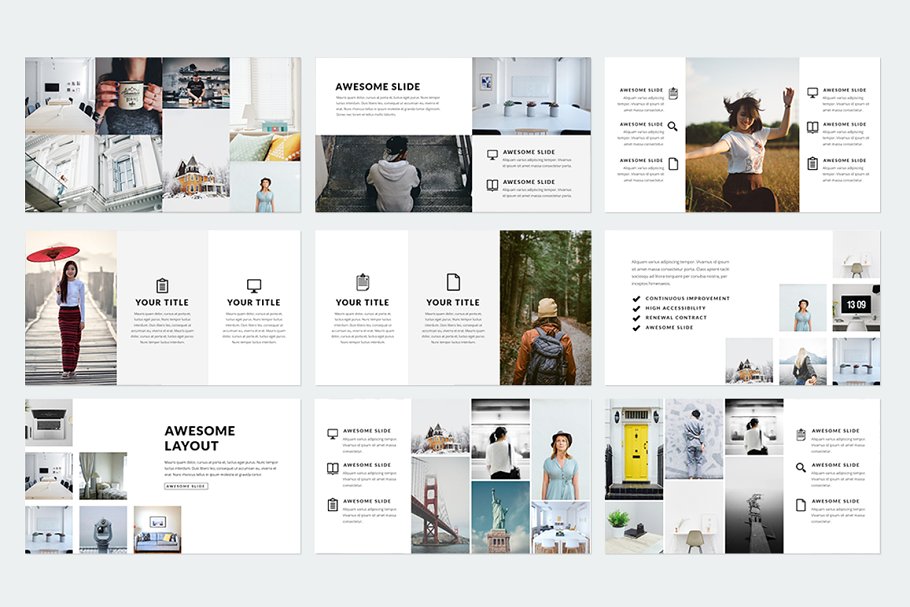 精美ppt模板下载 Prestige Keynote