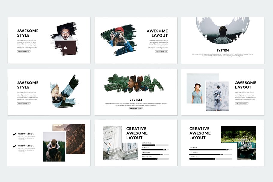 精美ppt模板下载 Prestige Keynote