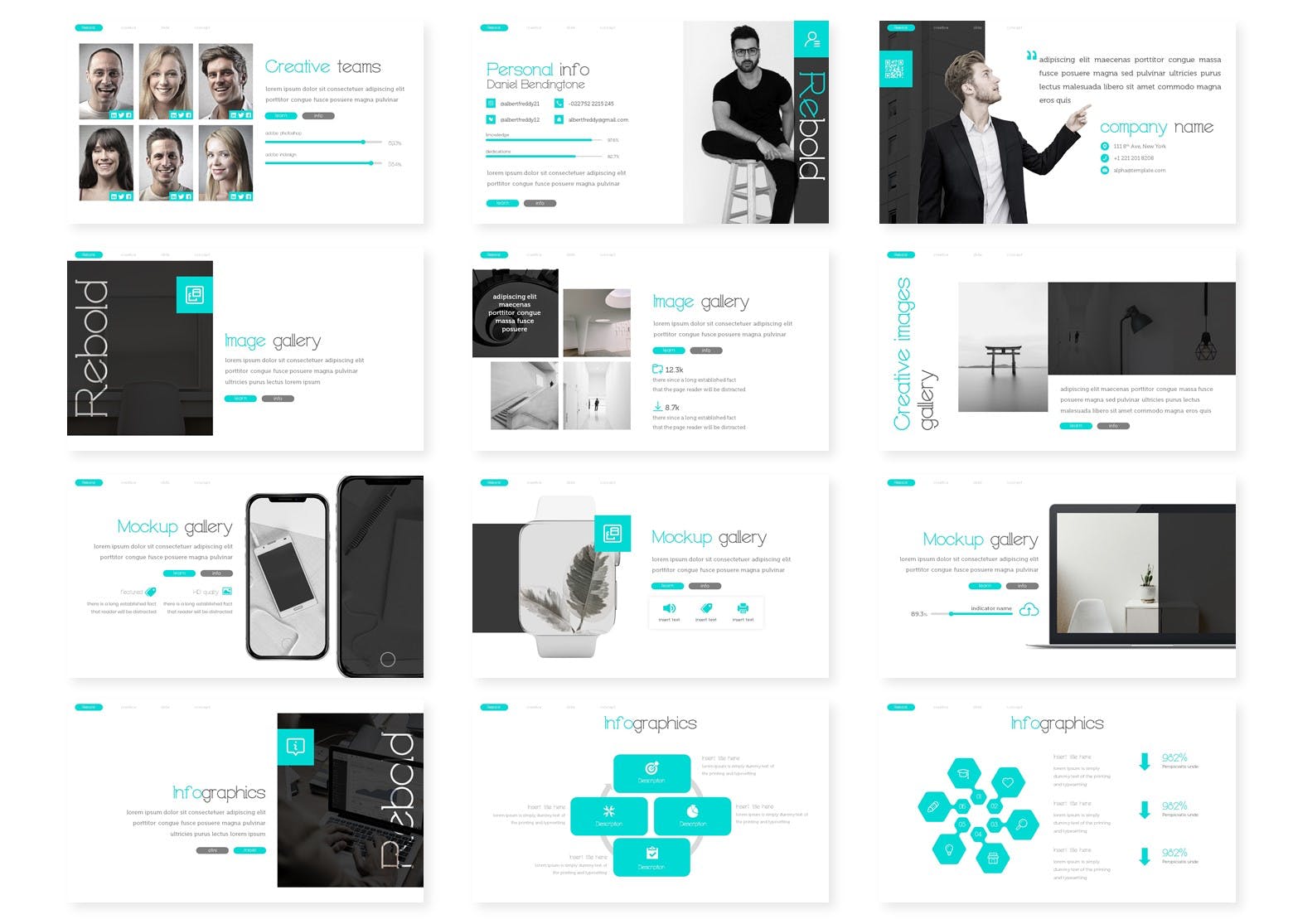 简约百搭多功能PPT模板下载[PPTX]