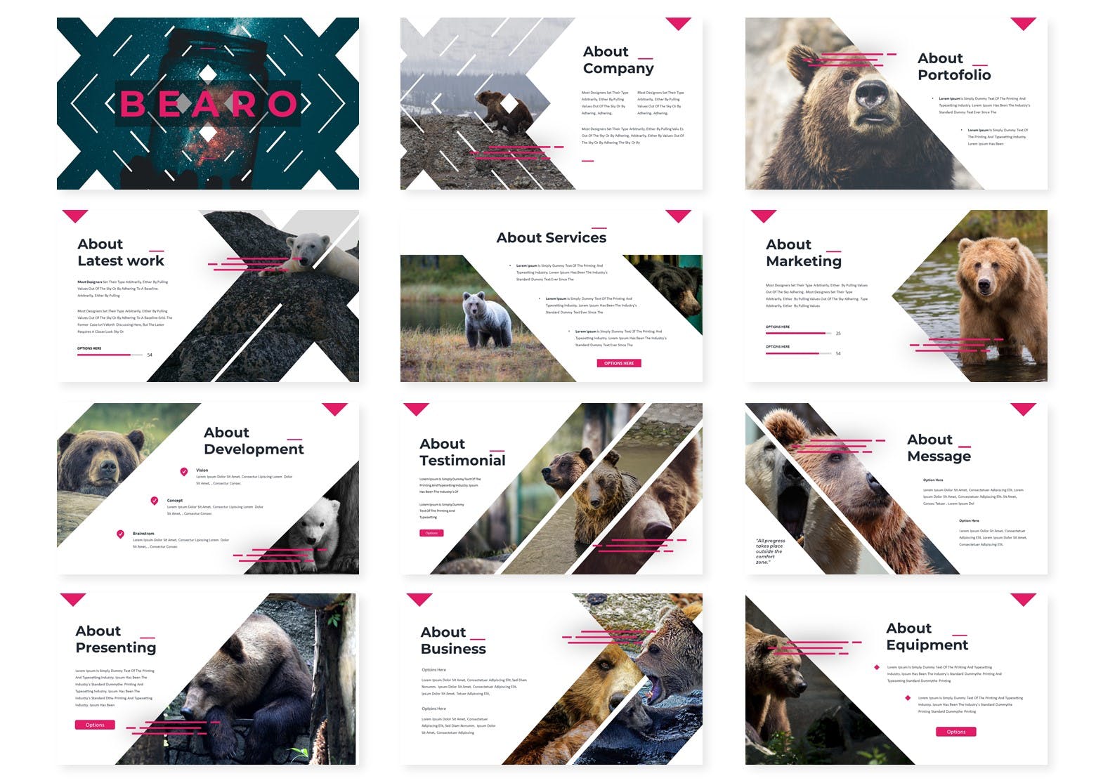 动物环保PPT模板下载 精美ppt模板 ppt简洁模板 下载ppt模板[PPTX]