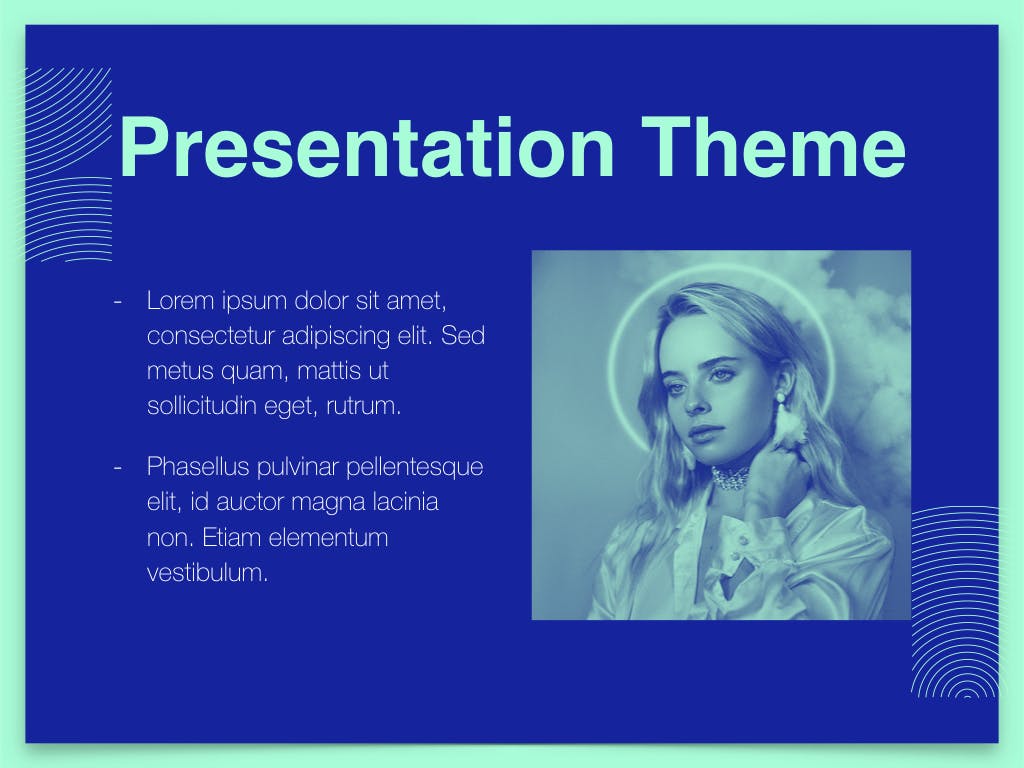 个性风格的双色调经典ppt模板下载[PPTX]