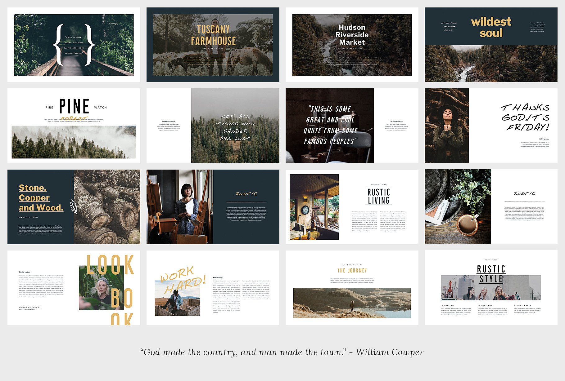 高端商业计划书ppt素材 MONROE – Keynote Template