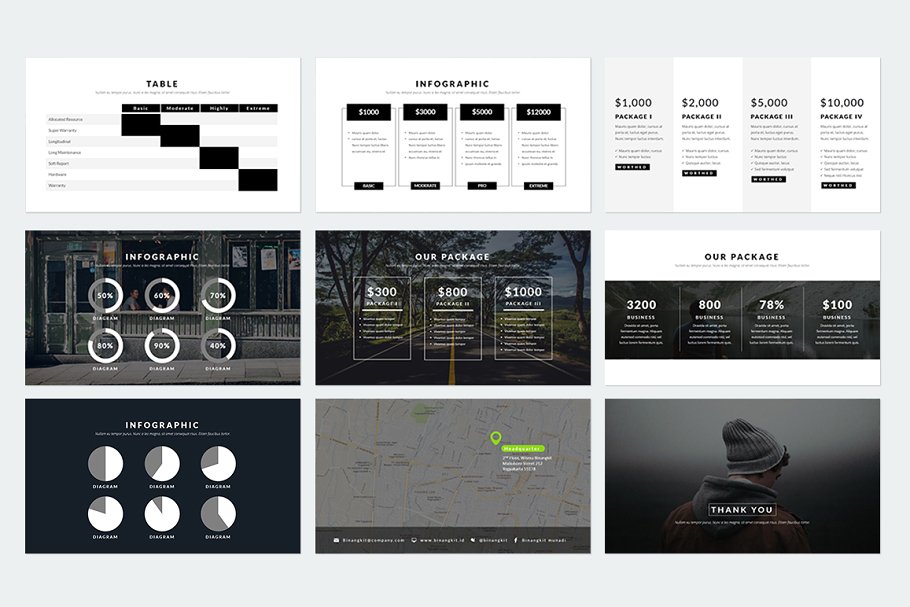 精美ppt模板下载 Prestige Keynote