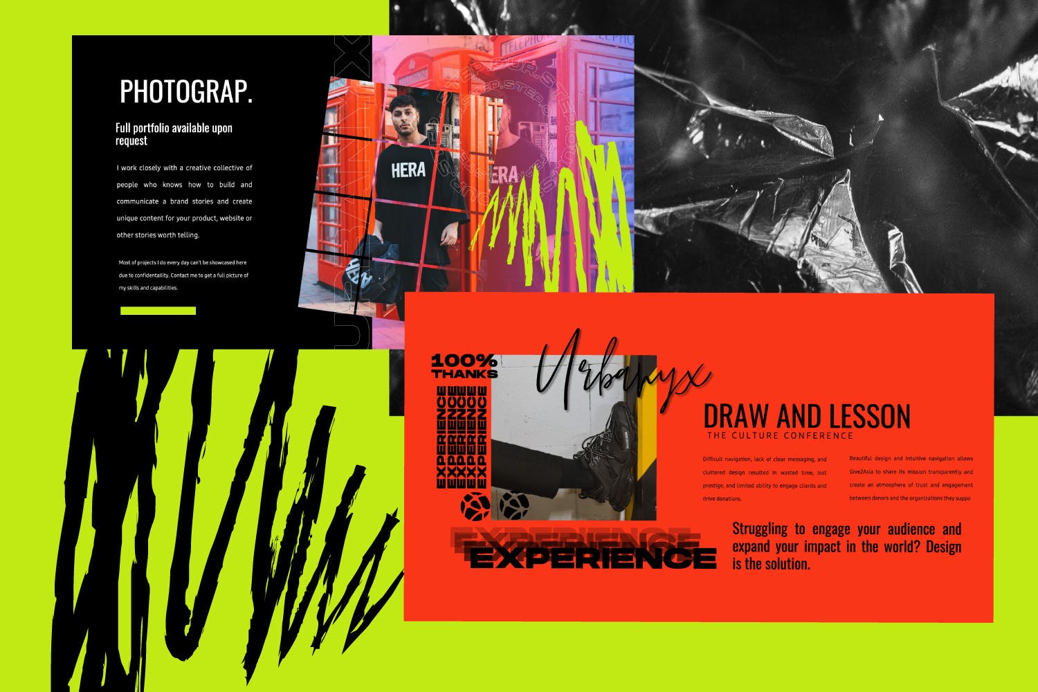 富有激情的色彩强烈的PPT模板下载[PPTX]