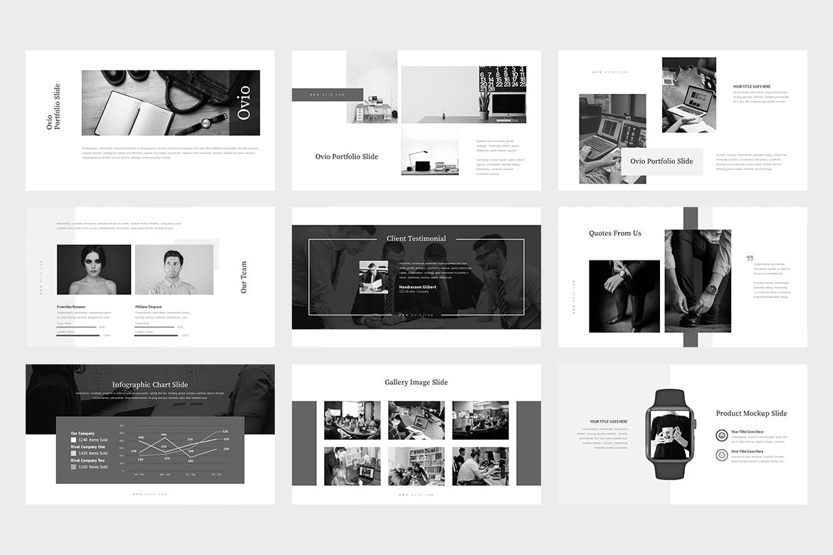 设计师必备的高端时尚的keynote模板下载 精美ppt模板 ppt简洁模板 下载ppt模板[key]