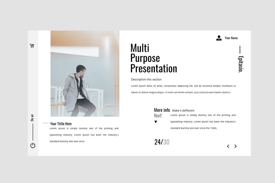 KEY | 夏季清新时尚简约品牌创意多用途主题设计模板演示文稿Keynote