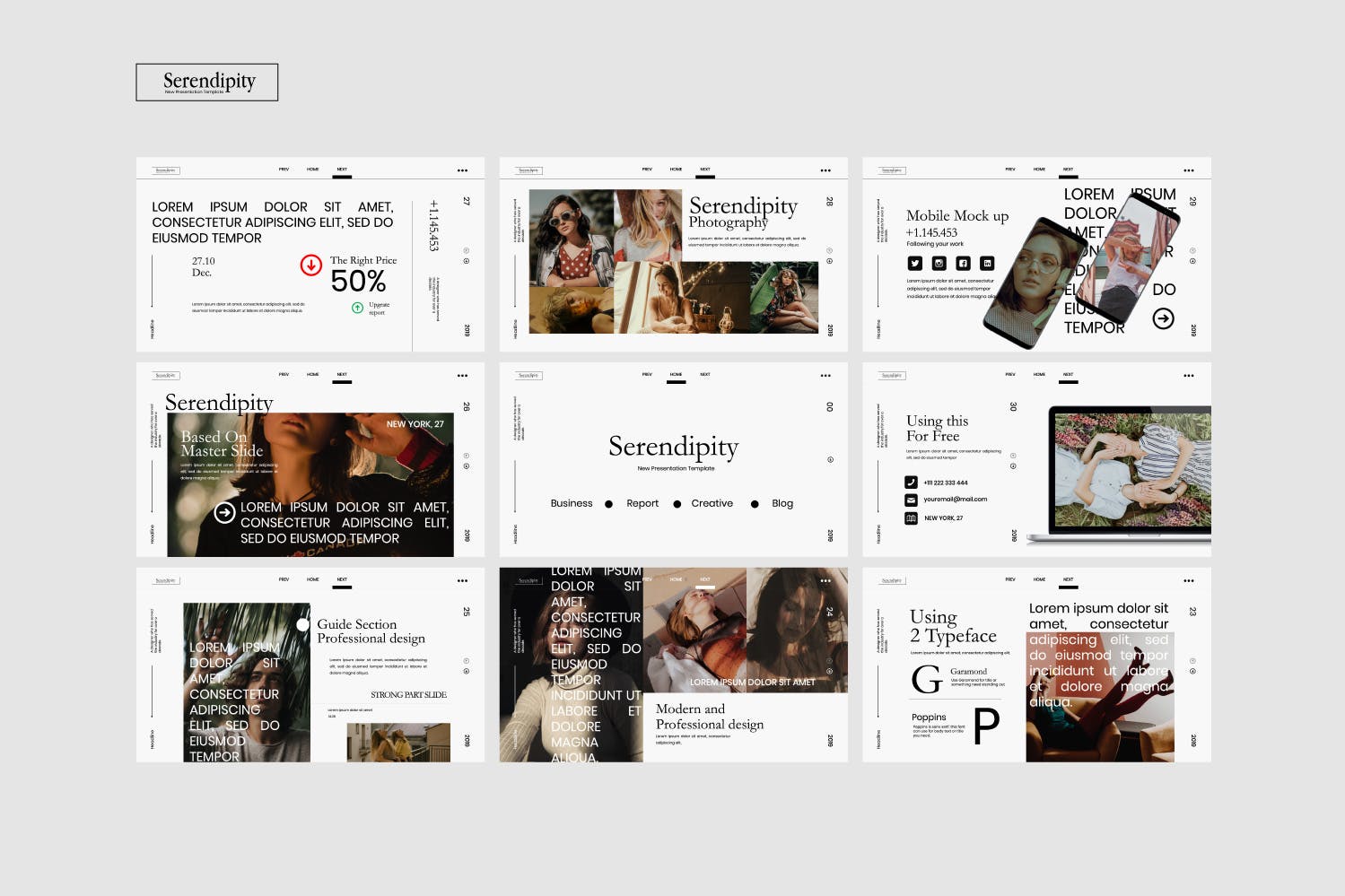 时尚高端的PPT模板下载[PPTX]