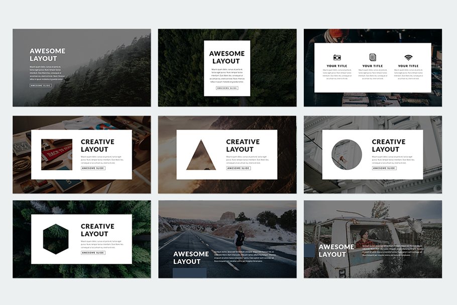 精美ppt模板下载 Prestige Keynote