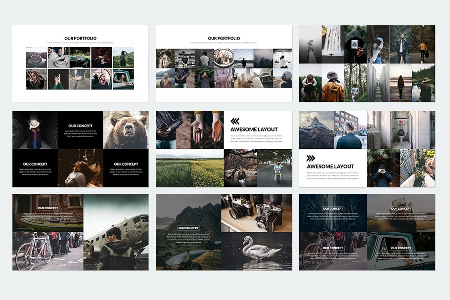 个性ppt素材模板 Trending Keynote
