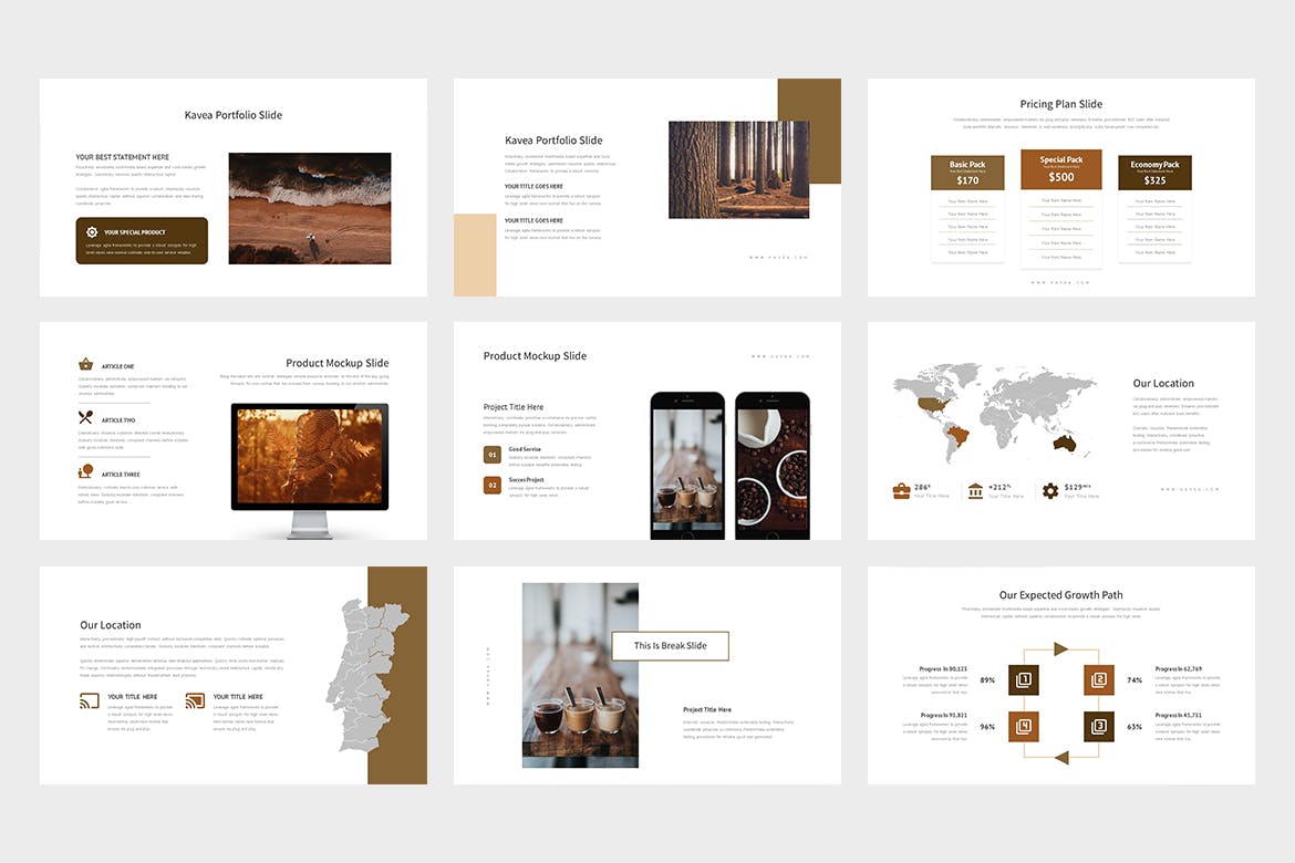 有创意的时尚高端的PPT模板下载 [PPTX]