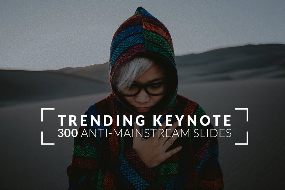 个性ppt素材模板 Trending Keynote