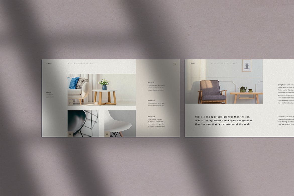 时尚居家设计师使用的PPT模板 精美ppt模板 简约ppt模板[PPTX]