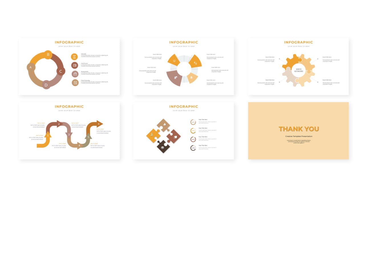 简约时尚高端优雅的Google Slide谷歌幻灯片演示模板(pptx)