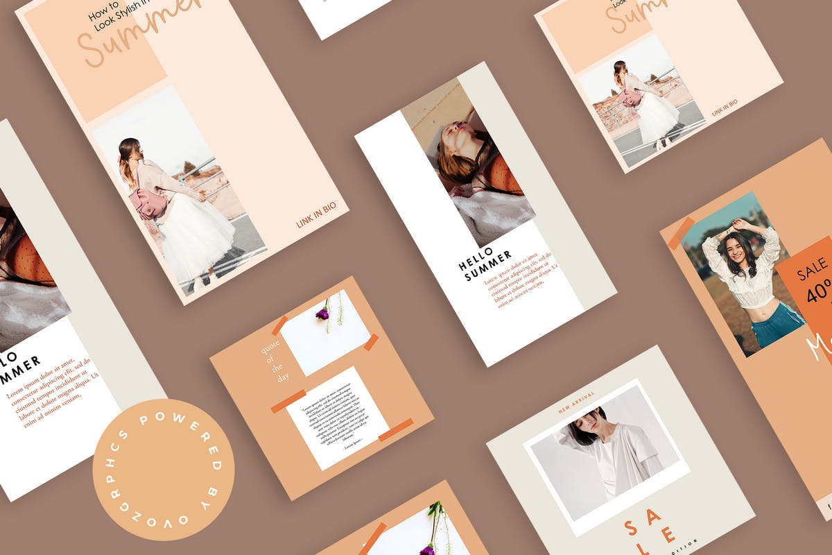 奢华风格微信等社交媒体传播专用手机版PPT模板下载 [PPTX]