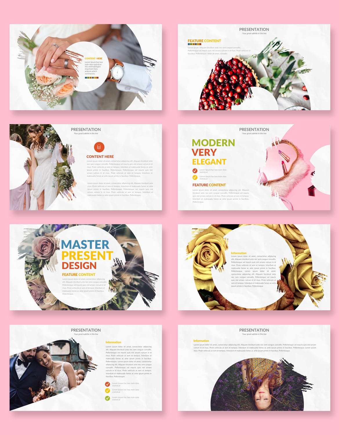 婚礼纪念与介绍并好看的ppt模板下载 [PPTX]