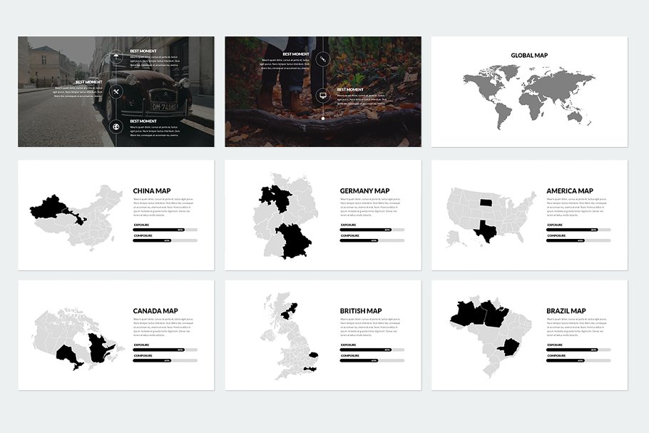 趋势ppt素材模板 Trending Powerpoint