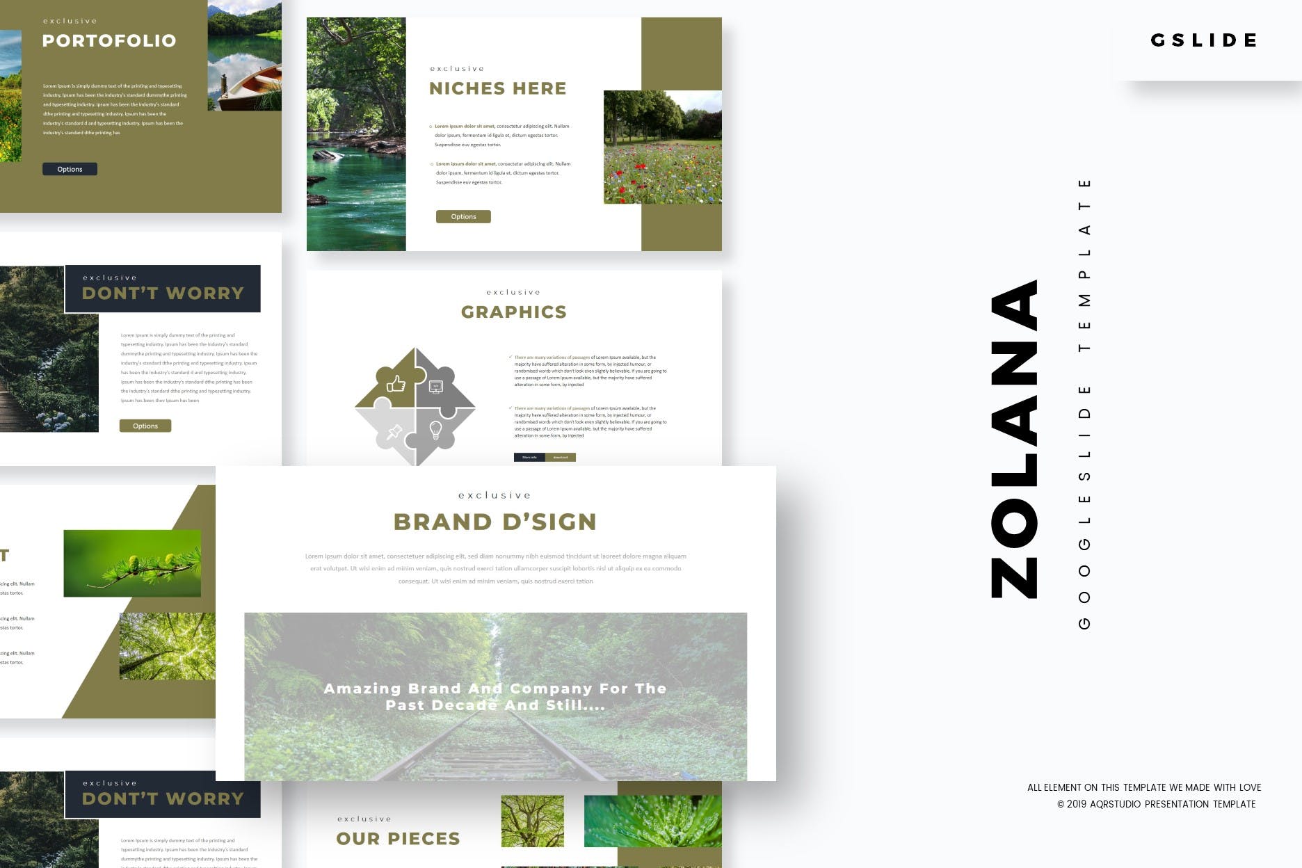 高端绿植相关的PPT模板 简约ppt模板 精美ppt模板[PPTX]