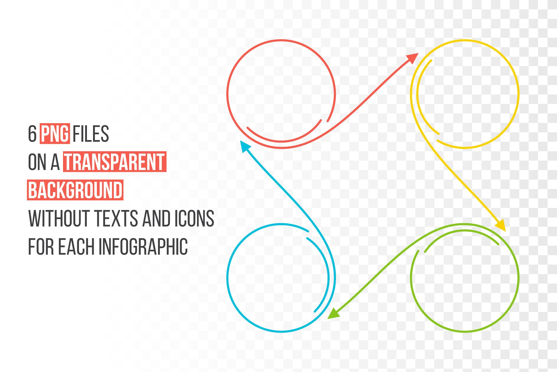矢量信息图表ppt素材 Line flat elements for infographic_2