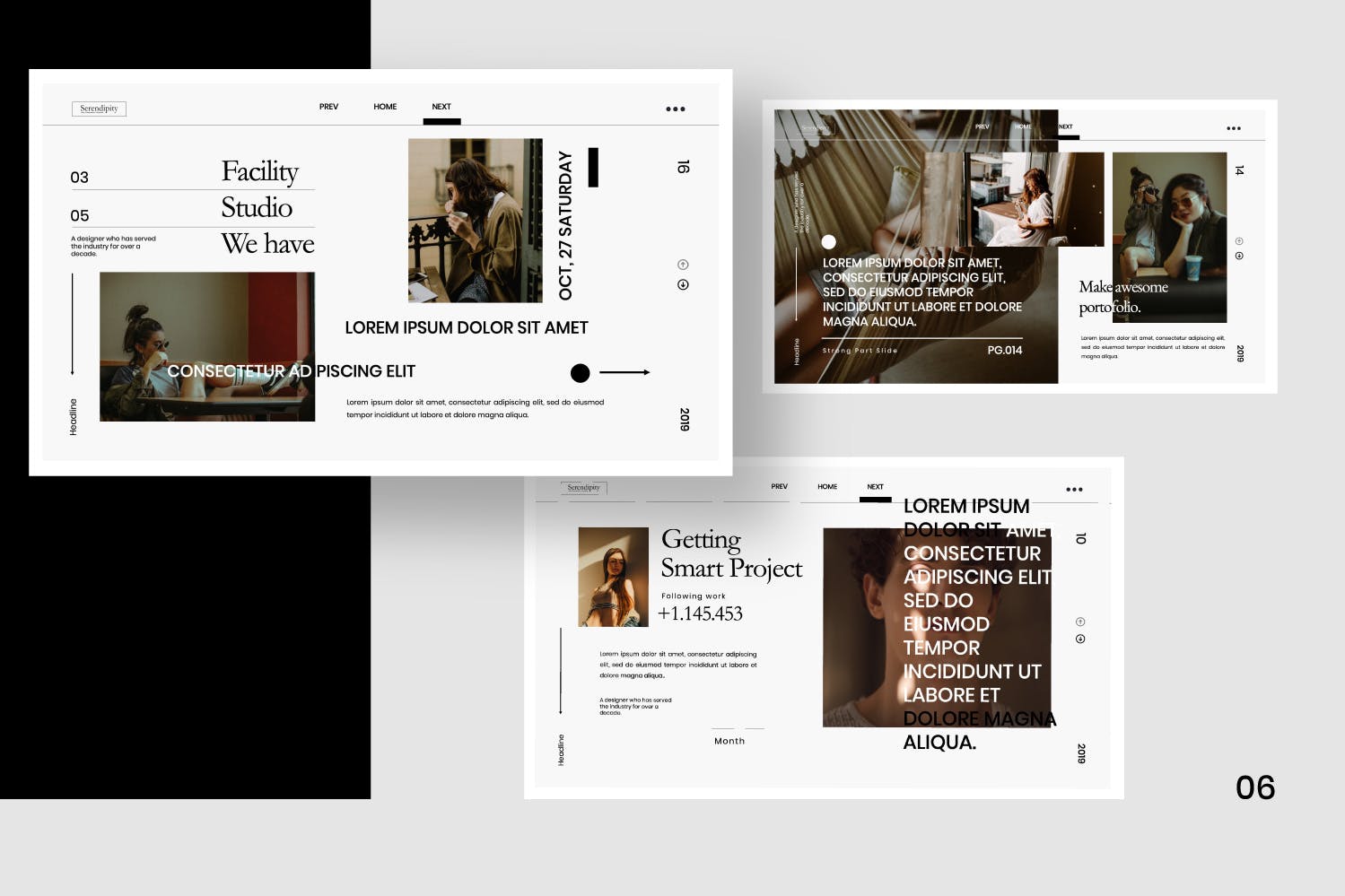 时尚高端的PPT模板下载[PPTX]