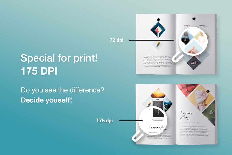 时尚ppt素材模板 A4 | Tera PowerPoint Template