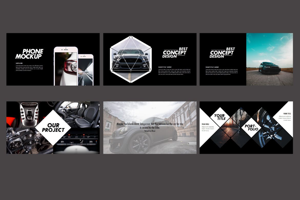 酷炫运动风格PPT模板下载[PPTX]