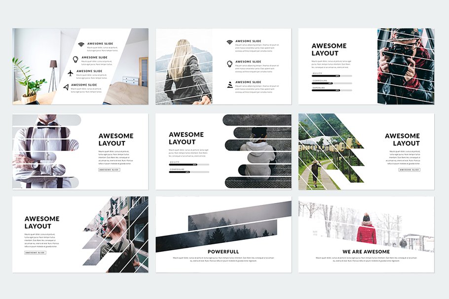 精美ppt模板下载 Prestige Keynote