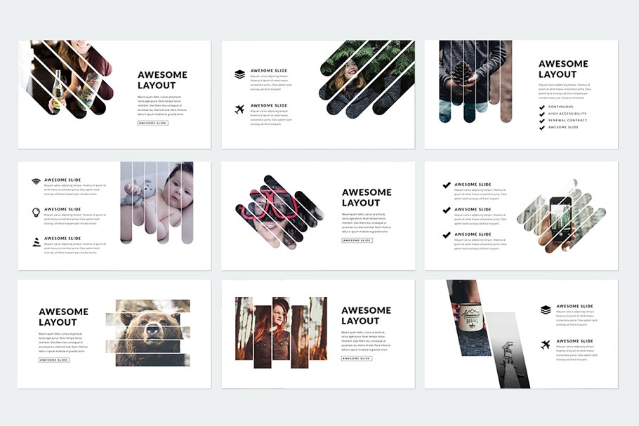 精美ppt模板下载 Prestige Keynote