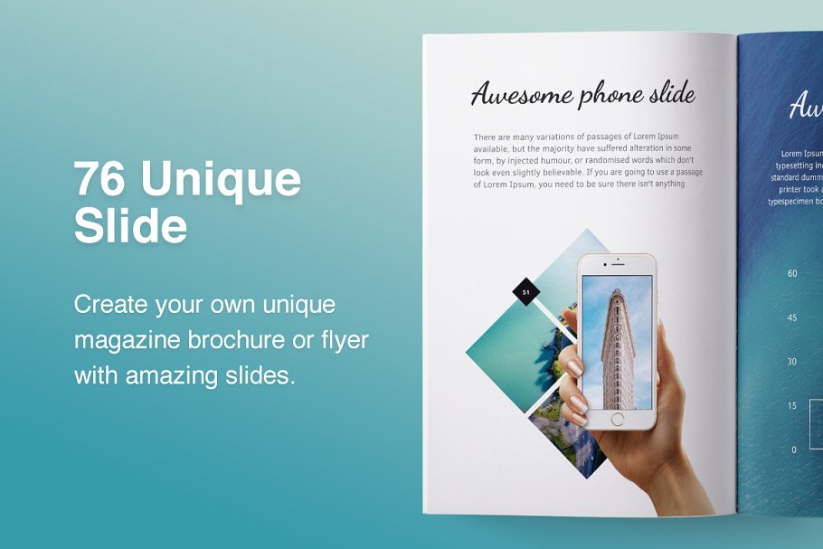 时尚ppt素材模板 A4 | Tera PowerPoint Template