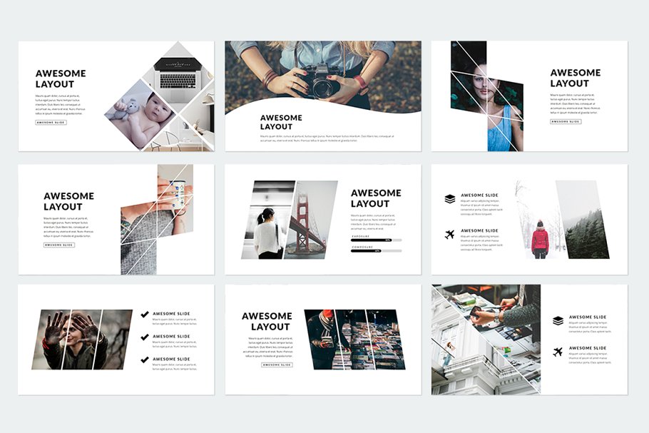 精美ppt模板下载 Prestige Keynote