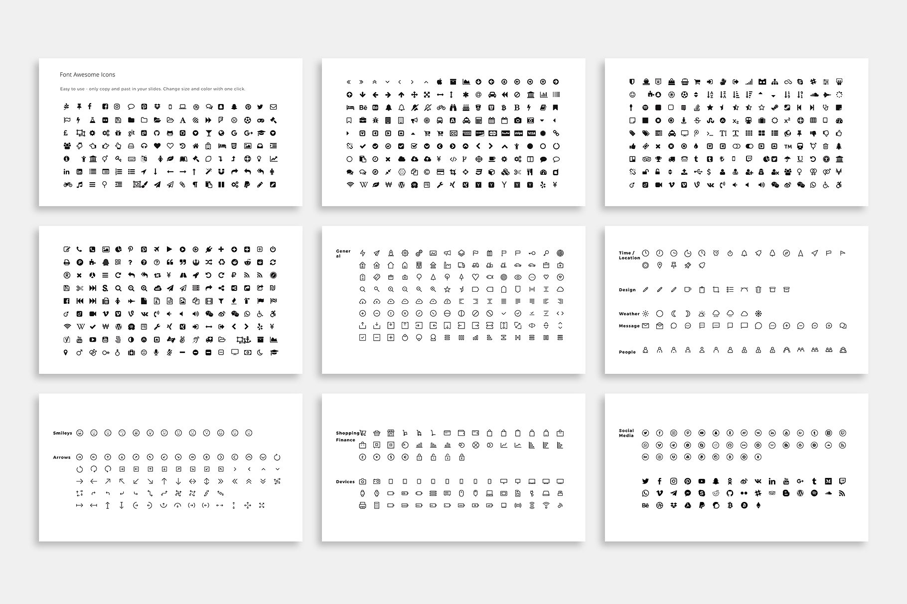 时尚PPT素材模板下载 BOSH – Powerpoint Template