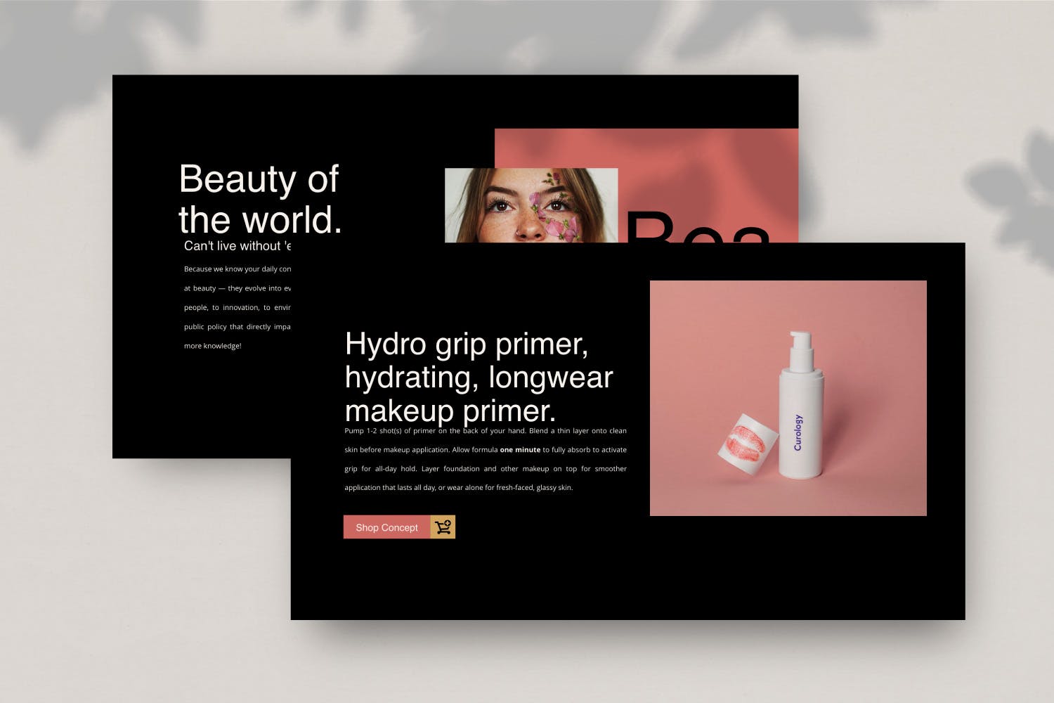 化妆美妆时尚优秀ppt模板下载[PPTX]