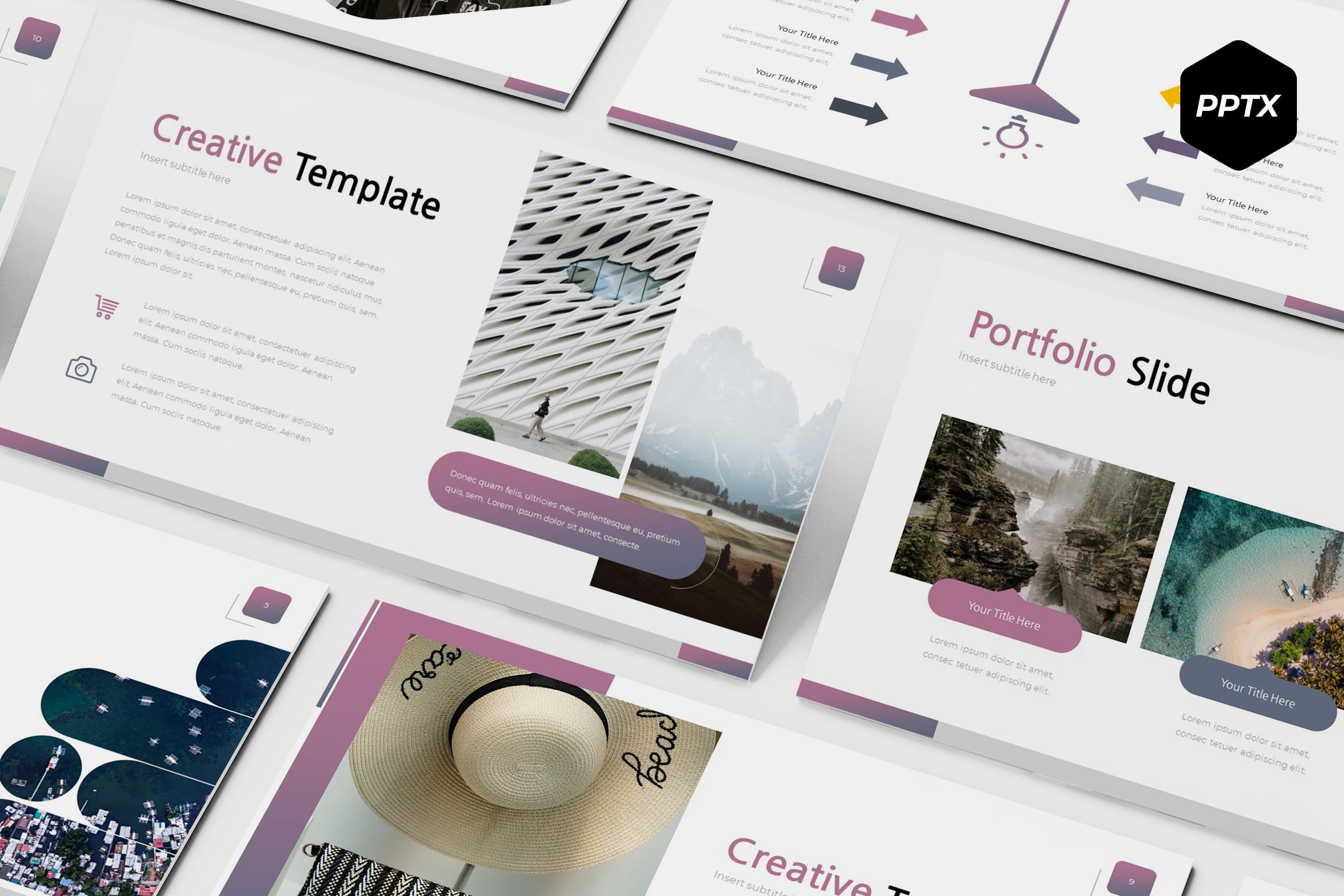 个人简洁的ppt模板下载[PPTX]