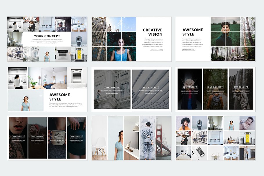 精美ppt模板下载 Prestige Keynote