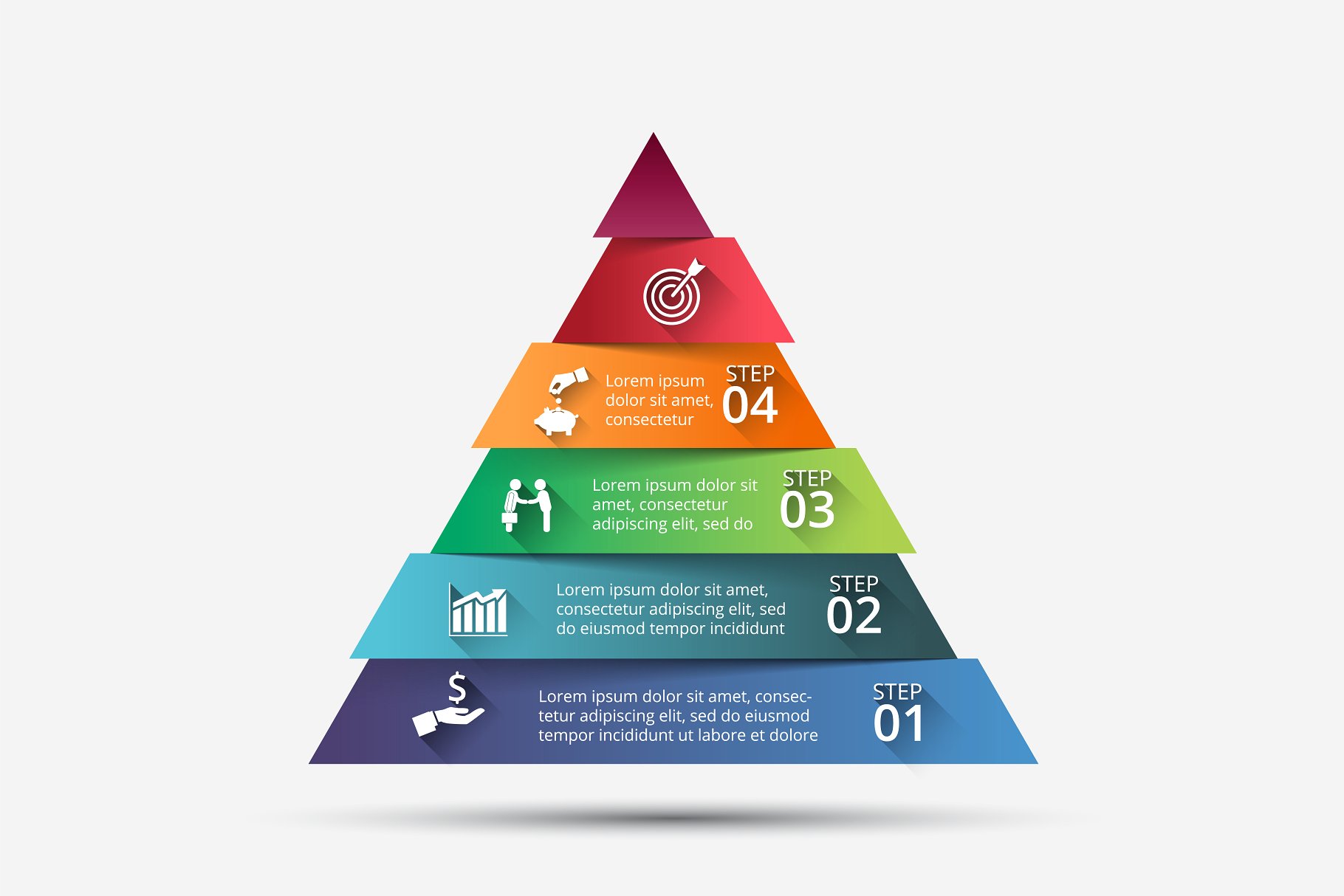 信息图表ppt素材 Diagrams for business infographic v1