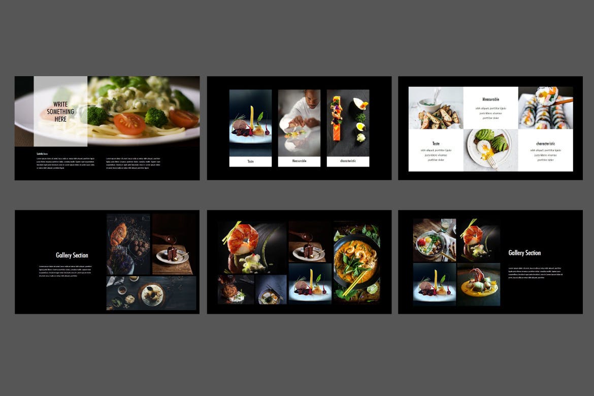 美食品牌介绍相关PPT模板[PPTX]