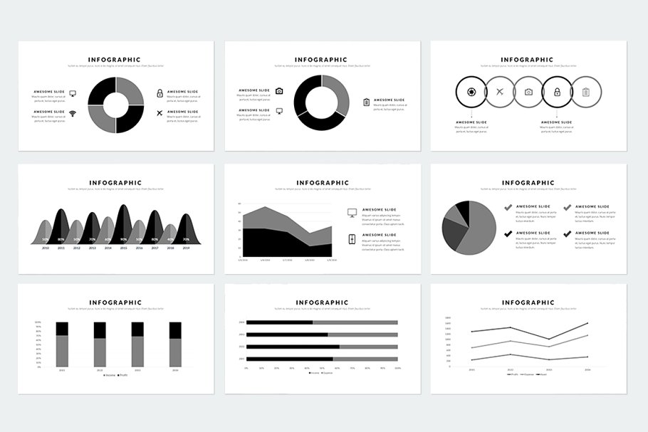 精美ppt模板下载 Prestige Keynote