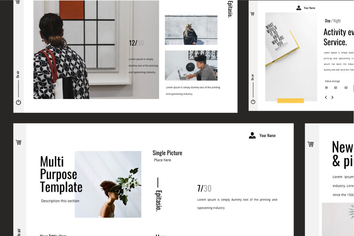 KEY | 夏季清新时尚简约品牌创意多用途主题设计模板演示文稿Keynote