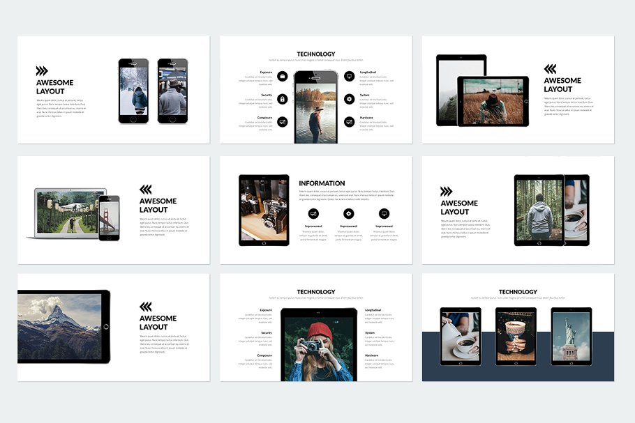 趋势ppt素材模板 Trending Powerpoint