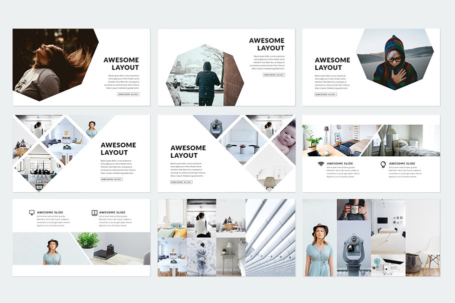 精美ppt模板下载 Prestige Keynote